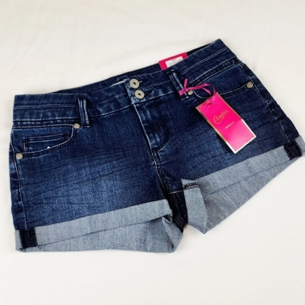 Candies fold leg jeans shorts